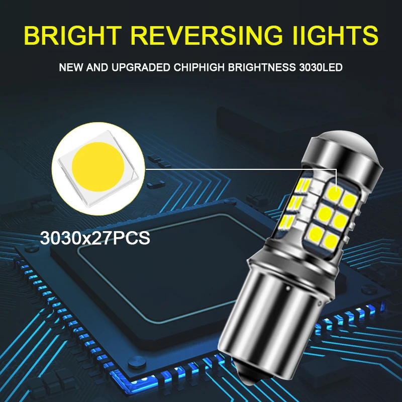 리버스 라이트 LED 백업 전구 액세서리, 닛산 무라노 1 Z50 2 Z51 3 Z52 2003-2018 2012 2013 2014 2015 2016 2017, 2 개