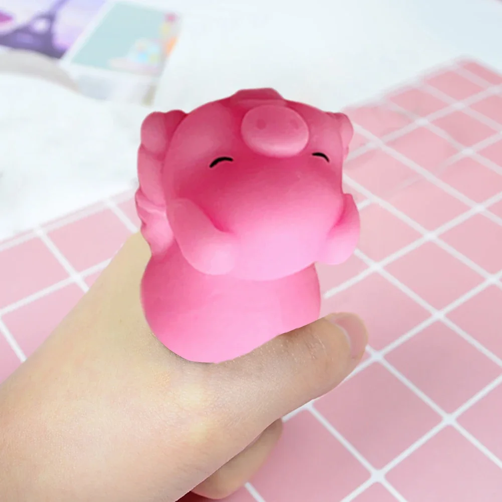 Soft Cute Realistic TPR Bulldog Soft Animal Stress Relieve Kids Adult Toy Animal Dog Anti Stress Dog Gift Stress Reliever Toys 6
