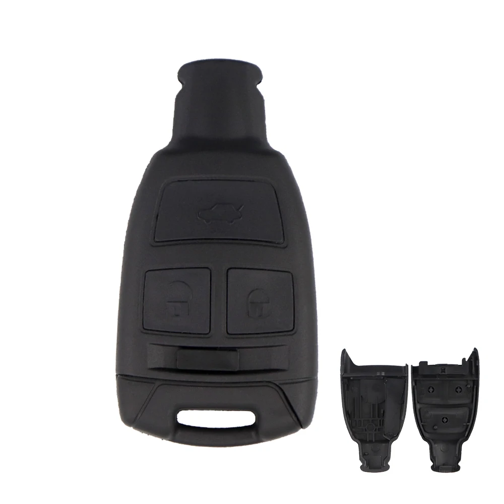 YIQIXIN สำหรับ Fiat Croma Punto 500 ฝาครอบกุญแจรีโมทรถยนต์ 3 ปุ่ม พร้อมใบมีดฉุกเฉินขนาดเล็ก SIP22  อะไหล่เปลี่ยนแทนสมาร์ทการ์ด 2