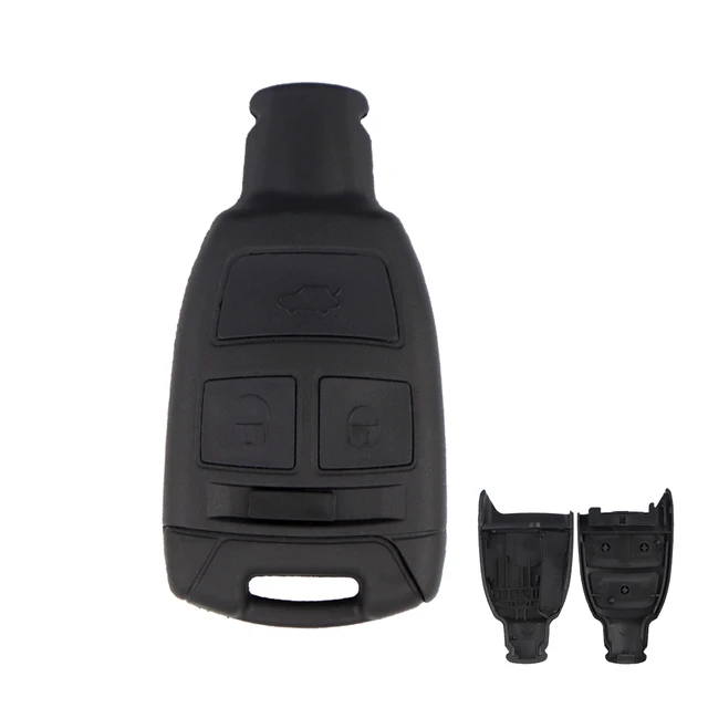 YIQIXIN สำหรับ Fiat Croma Punto 500 ฝาครอบกุญแจรีโมทรถยนต์ 3 ปุ่ม พร้อมใบมีดฉุกเฉินขนาดเล็ก SIP22  อะไหล่เปลี่ยนแทนสมาร์ทการ์ด 2