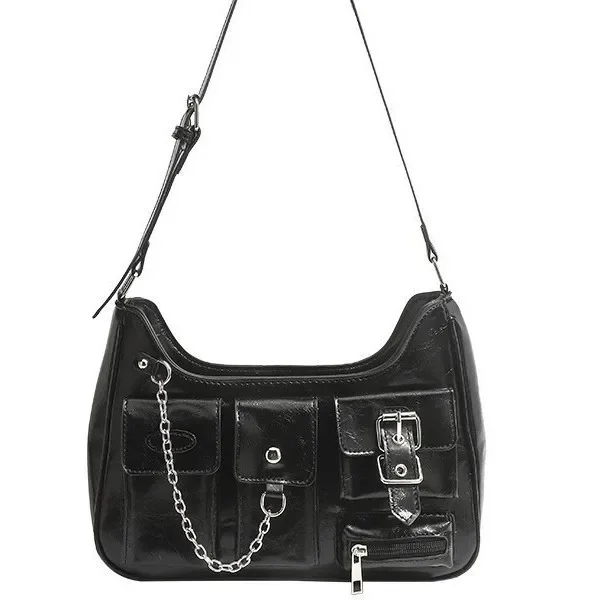 韓国商品/AUBOUR trimming bag(男女共用) Korean version of fashionable high-quality textured armpit