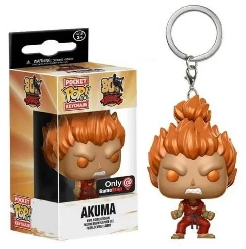 Zew Arrivo Funko Pop Pocket Portachiavi Akuma Vinyl Action Figures Giocattoli Brinquedos Modelli Per Bambini Ciondolo Regali Giocattoli Regali