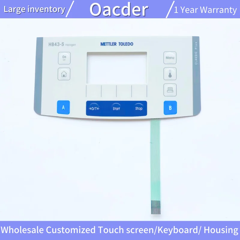 

METTLER TOLEDO HB43-S HS153 мембранная клавиатура переключатель клавиатуры пленка для METTLER TOLEDO HB43-S HS153