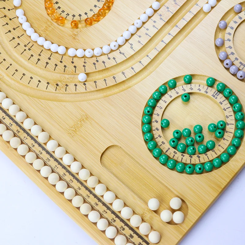 NEW Beading Board Bamboo Combo Bead Board Tray Design Craft Bead