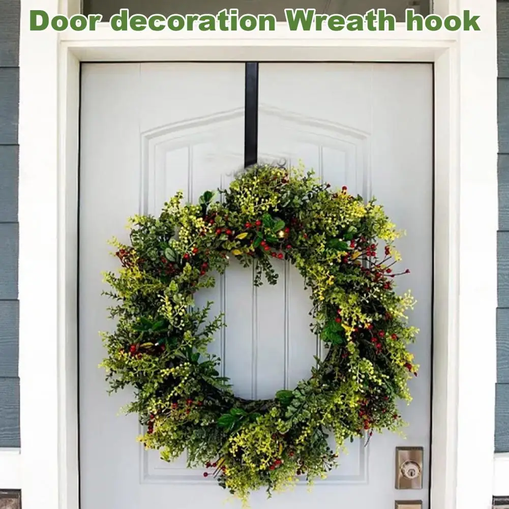 Adjustable Wreath Hanger Rustproof Corrosion Resistant Strong Load-Bearing Christmas Wreath Hanger Decor
