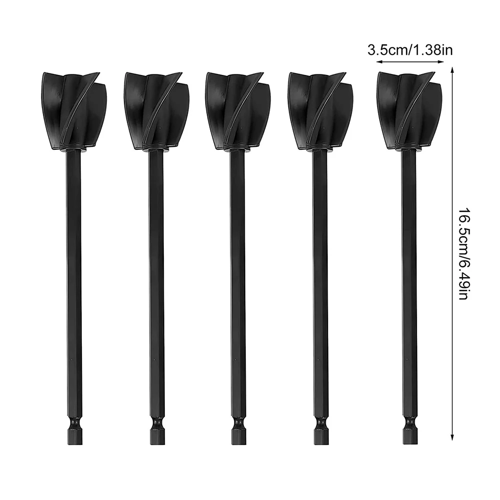 6pcs black