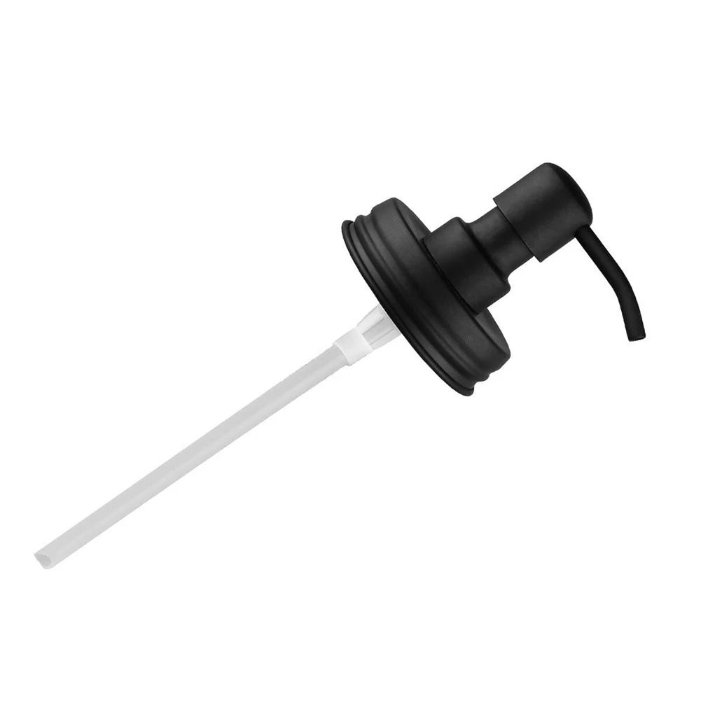 

Soap Dispenser Pump Set 1 Set Anti-Rust Black Easy To Install Stainless Steel + Plastic For Bottle Soap Lotion