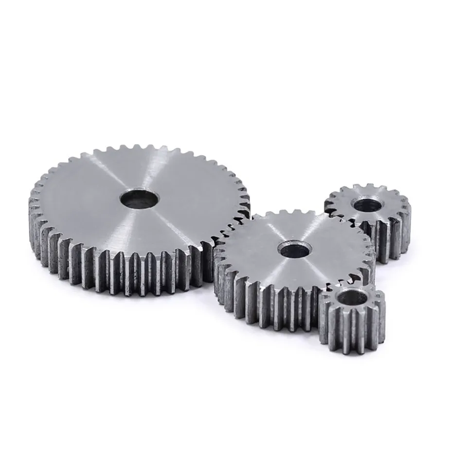 Stirnräder Aus Stahl – 0,8 Modul, 15T/16T/18T, Mit 4/5/6 Mm Bohrung, Für Maschinen & Roboter