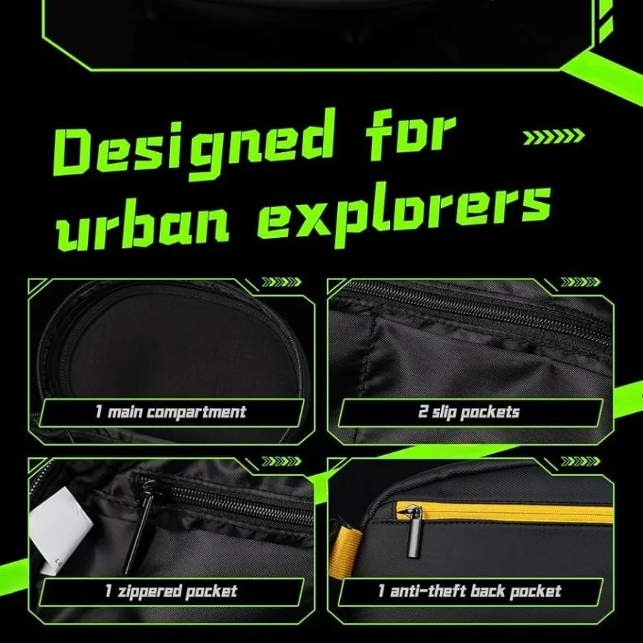 LED Crossbody Bag - Fashionable Cat Silhouette Backpack with APP-controlled LED Display and Loyal Eyes Design Led Lights - Image 5