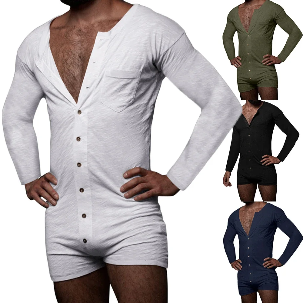 Men Long Sleeve Slimming Underwear Body Shaper Sleepwear Corset Button Up Shapewear Hombre TIght Shirt Slim Undershirts Bodysuit