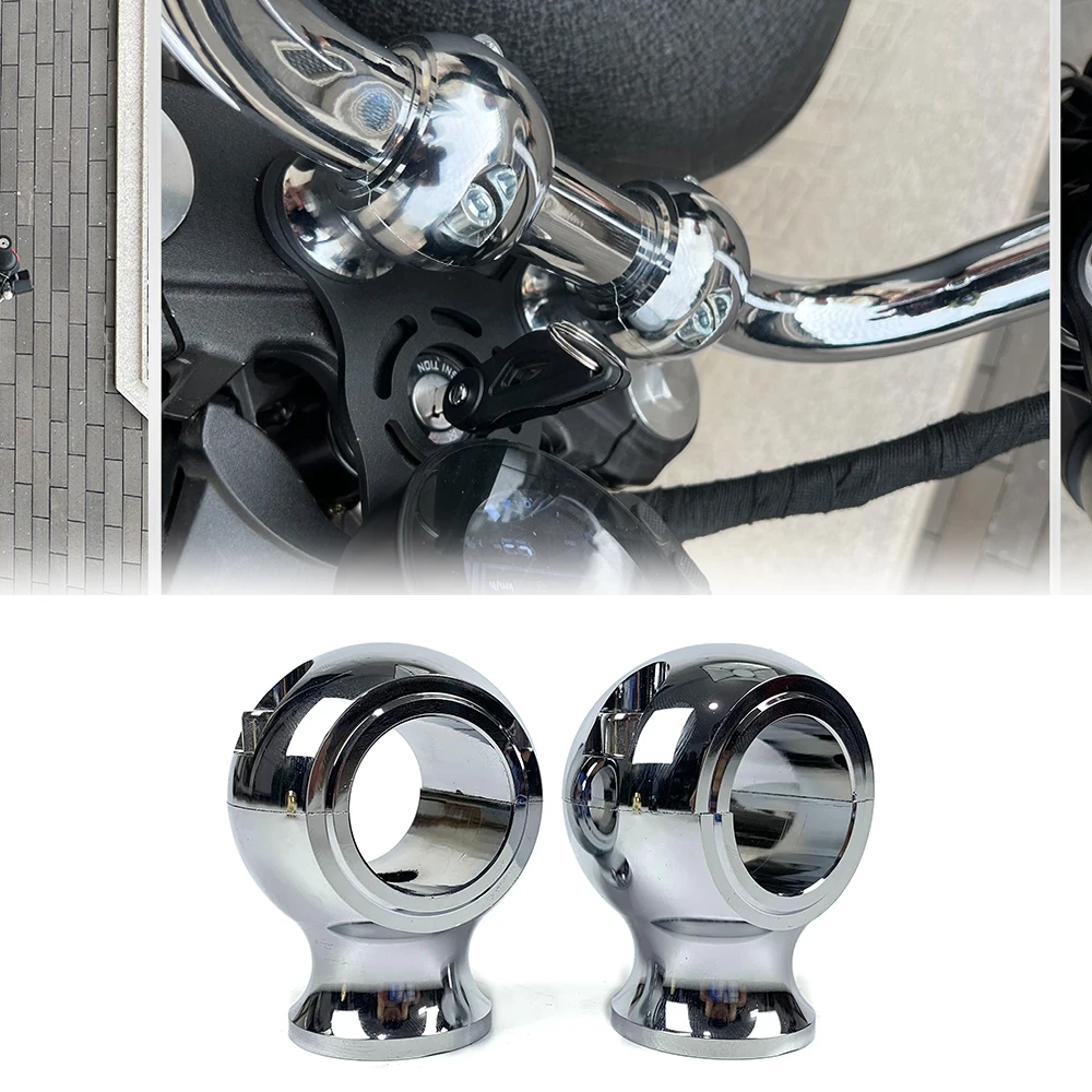 

1Pair 32mm Motorcycle Risers 1.25" Handle Clamps For Harley Softail Breakout Fat Bob Fat Boy 114 Sport Glide Dyna