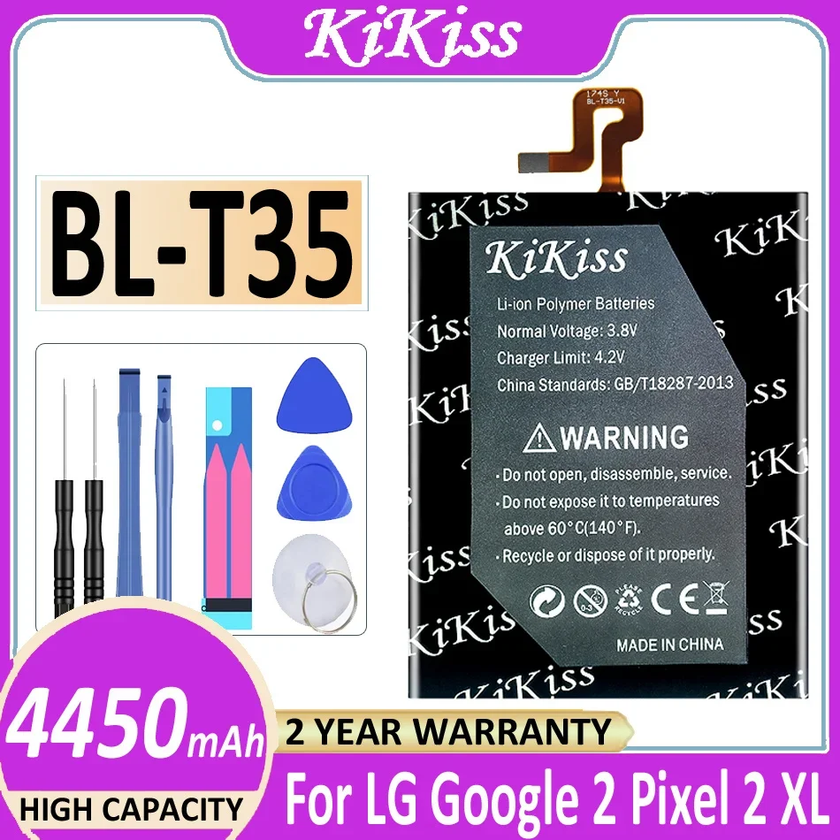 

Аккумулятор BL-T35 4450 мАч для LG Google 2 Google2 Pixel 2 Pixel2 XL + Бесплатные инструменты