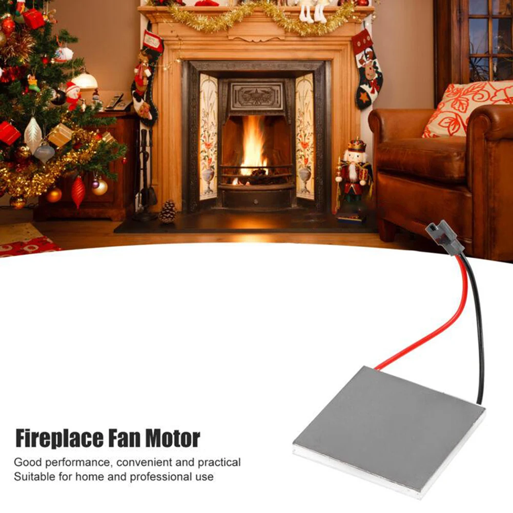

1pc Silver Semiconductor Power Generation Sheet Home Improvement Fireplace Fan Universal Repair Accessories 40mmx40mm