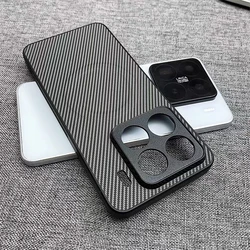 Luxury Stripe Magnetic Leather - Silicone Phone Case with MagSafe for Xiaomi 17T Pro (GRAY)