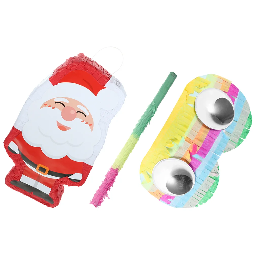 

3D Pinata Party Favor Prop Decoration Photo Christmas Theme Paper Santa Clause Child Ornament