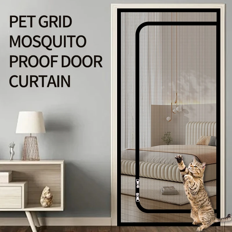 Mosquitera De Malla De Puerta De Pantalla Nueva De Verano, Cortina De