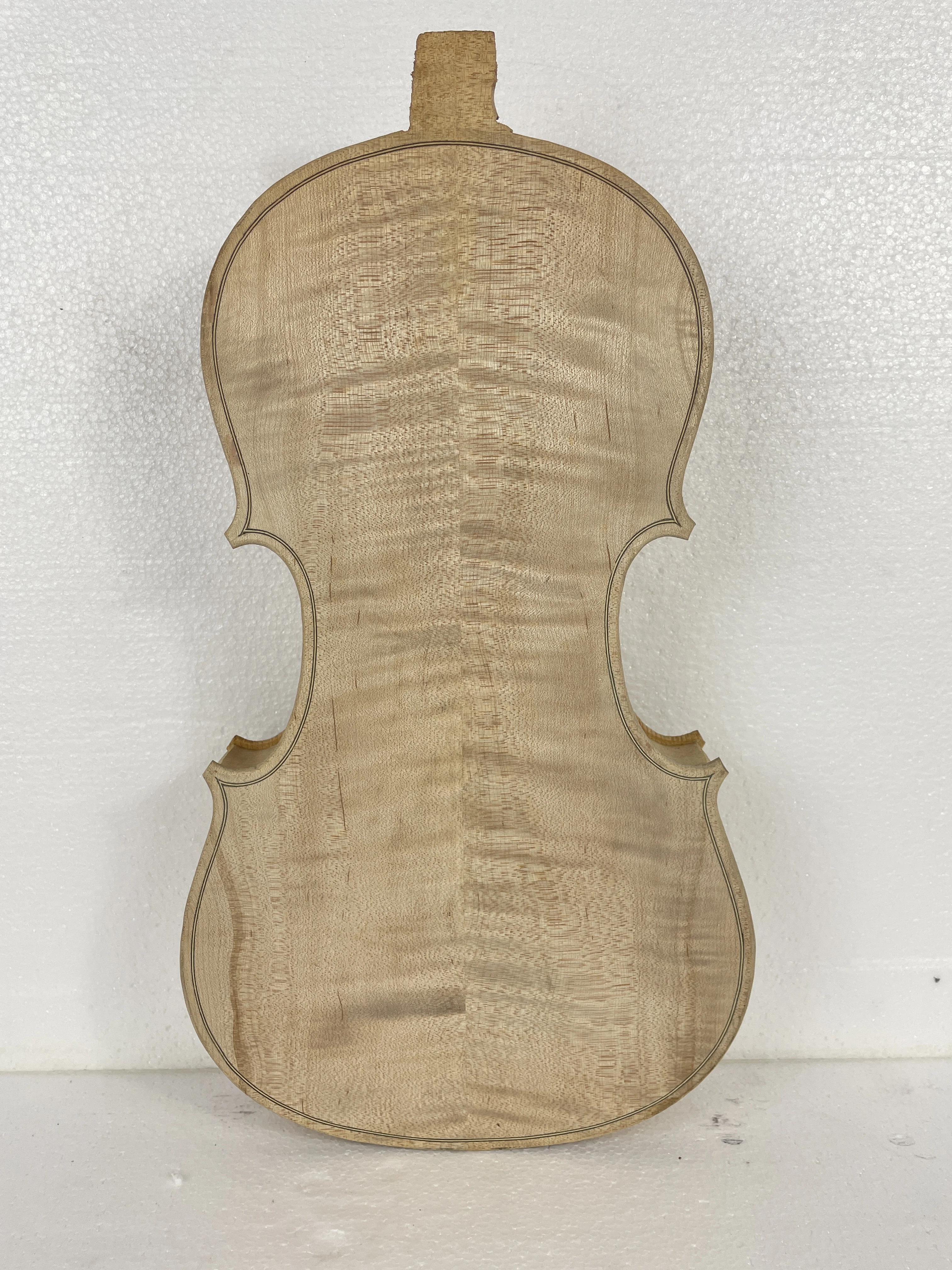 

Mid bass 4/4 advanced violin body - violin components handmade by violinists using tiger maple and spruce wood