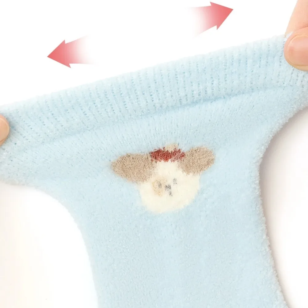 5Pairs Kids Scoks Autumn Winter Girls Warm Thicken Cotton Socks Unisex Boys Girls Cute Cartoon Animal Socks 0-5Years