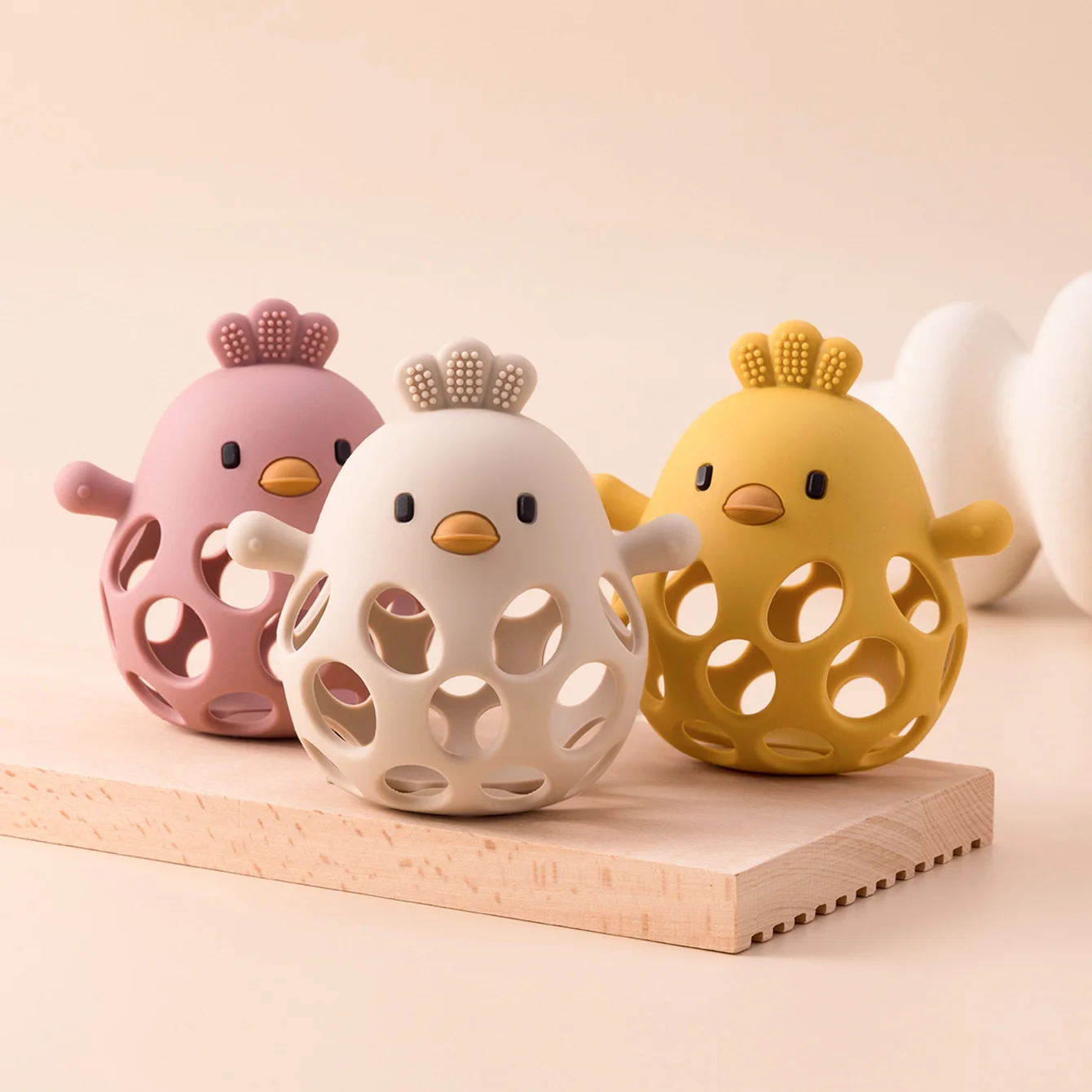 Color Kids 1PCS Silicone Baby Teether Gloves BPA Free Chewable Mittens Anti Biting Hand Protector Infant Teething Toys