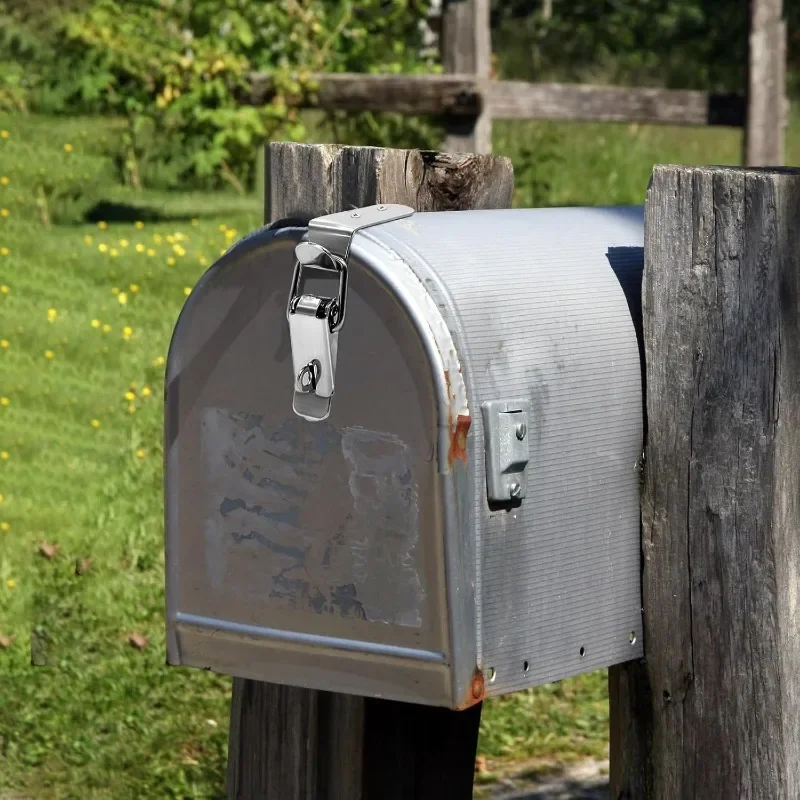 Description Picture 6 of item16/2PCS Duck Mouth Buckle Hook 90 Degree Box Closure Lock Spring Loaded Draw Toggle Buckle Clamp for Suitcase Cabinet Door Hasps