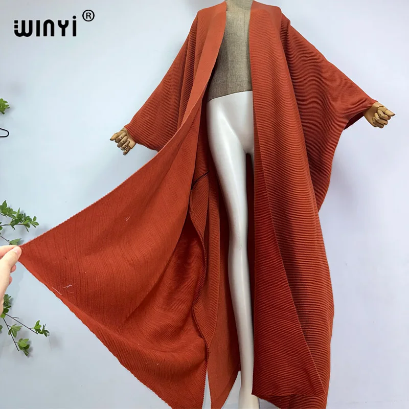 Poncho Donna Reversibile Oversize - Scialle Coperta 160x135 Cm, Cardigan Aperto, Indossabile In Più Modi - 6