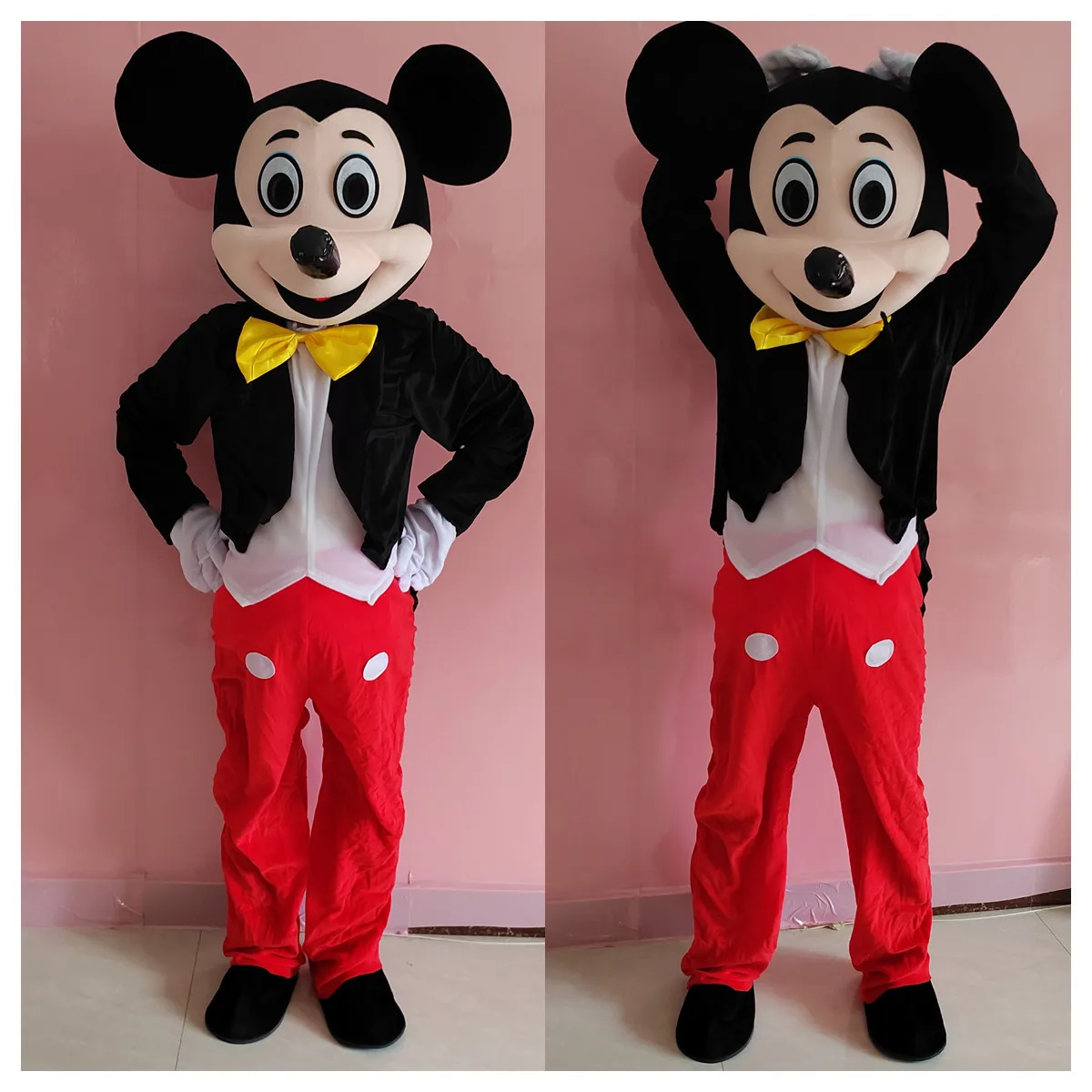 Disfraz de mickey mouse para niños, disfraz de Mascota de Disney