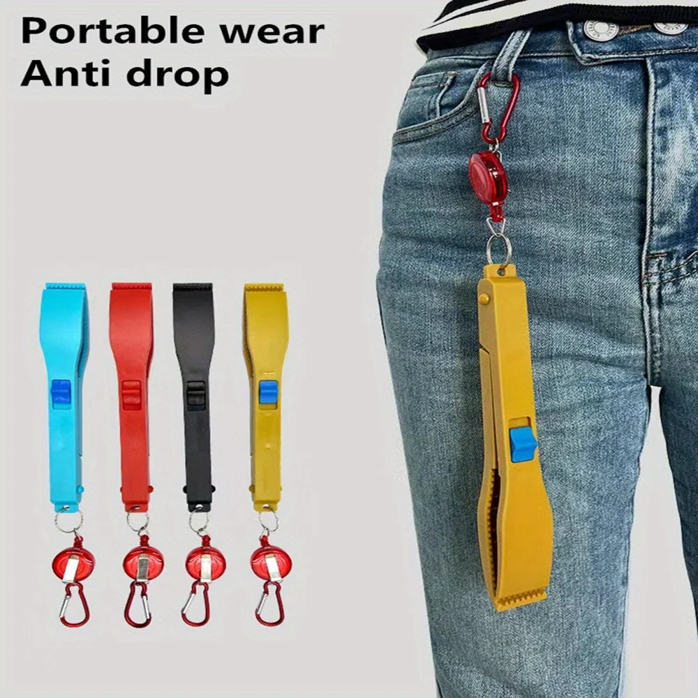 Pince de serrage multifonction pour cannes à pêche avec verrouillage et grip ergonomique