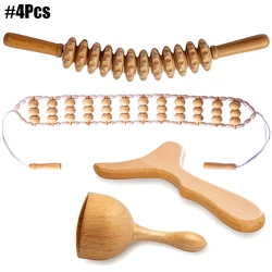 Body Contouring Wooden Therapy Kit (4Pcs)