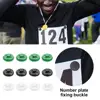 12/24 Pcs Race Bib Pins Number Plate Fixing Buckles Running Bib Fixing Clips Skiing Cycling Race Quick Accurate Bib Holders 1