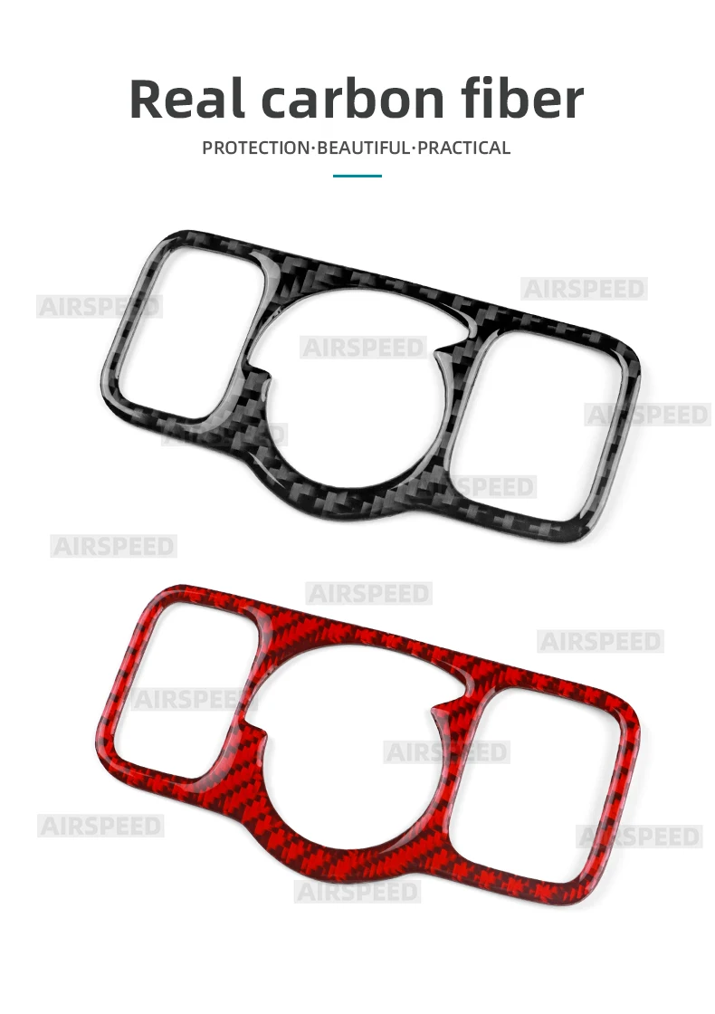 Echte Weiche Carbonfaser für Mercedes Benz A CLA GLA GLE GLS W177 C118 H247 W167 X167 2020-2025 Scheinwerferschalter-Rahmenaufkleber – Detail 2