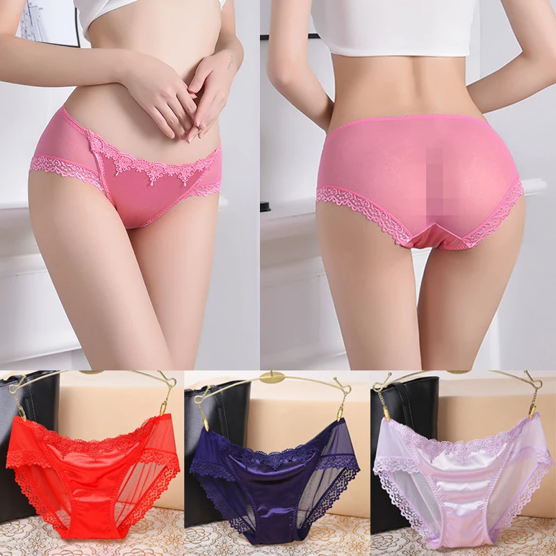 Ice Silk Transparent Briefs - Low Waist 6