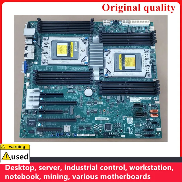 EPYC 듀얼 마더보드용 슈퍼마이크로 H11DSi 에 사용, REG ECC DDR4 지지대 7742 7H727601 7571 서버 워크스테이션 마더보드 EPYC 듀얼 마더보드용 슈퍼마이크로 H11DSi 에 사용, REG ECC DDR4 지지대 7742 7H727601 7571 서버 워크스테이션 마더보드