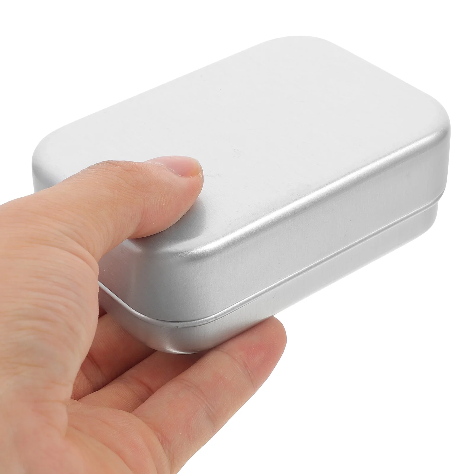 Square Japanese Aluminum Soap Box Travel Bar Soap Case Portable Soap Container Bathroom Supply Metal Soap Dish Soap Tray Storage 2