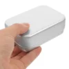 Square Japanese Aluminum Soap Box Travel Bar Soap Case Portable Soap Container Bathroom Supply Metal Soap Dish Soap Tray Storage 2