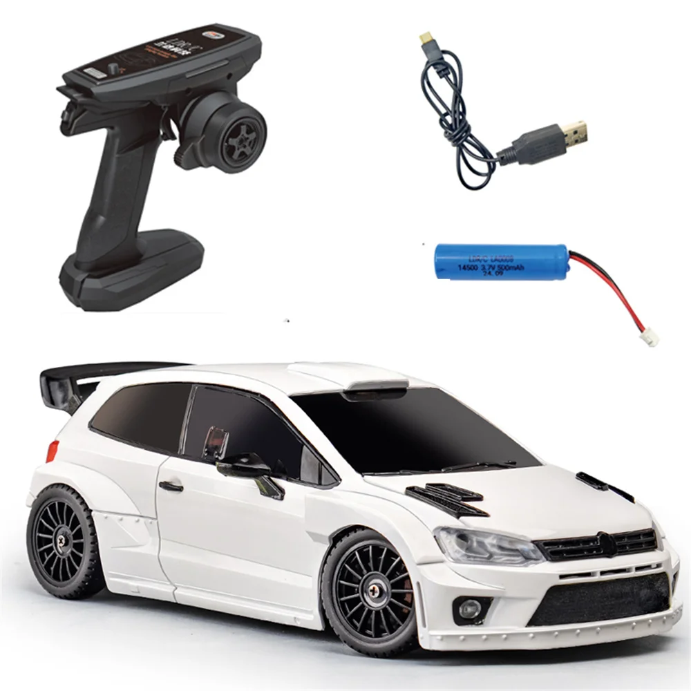 LDRC 2801 RTR 1/28 2.4G 4WD RC Car Drift for POLO R LED Light On-Road Full Proportional Racing Vehicles Models Toys 5