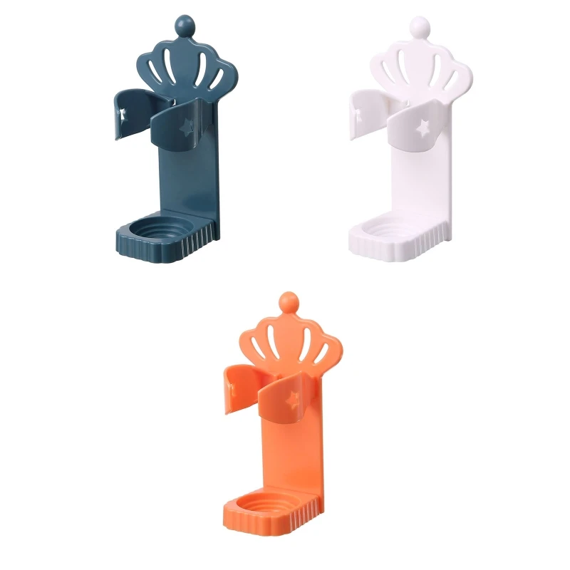 

Wall Mounted Electric Shaver Holder Traceless Adhesive Toothbrush Stand Rack for Home Bathroom Men Razor Storage