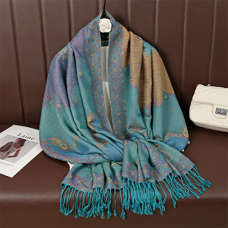 ufash Pashmina, 100% zijden sjaal uit India voor dames en