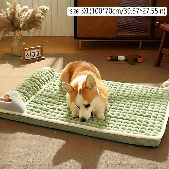 1pc Dog Mat, Four Seasons Universal Kennel, Sleeping Nest With Winter Removable And Washable Floor Mat, Dog Sleeping Mat, Pet So 1pc Dog Mat, Four Seasons Universal Kennel, Sleeping Nest With Winter Removable And Washable Floor Mat, Dog Sleeping Mat, Pet So
