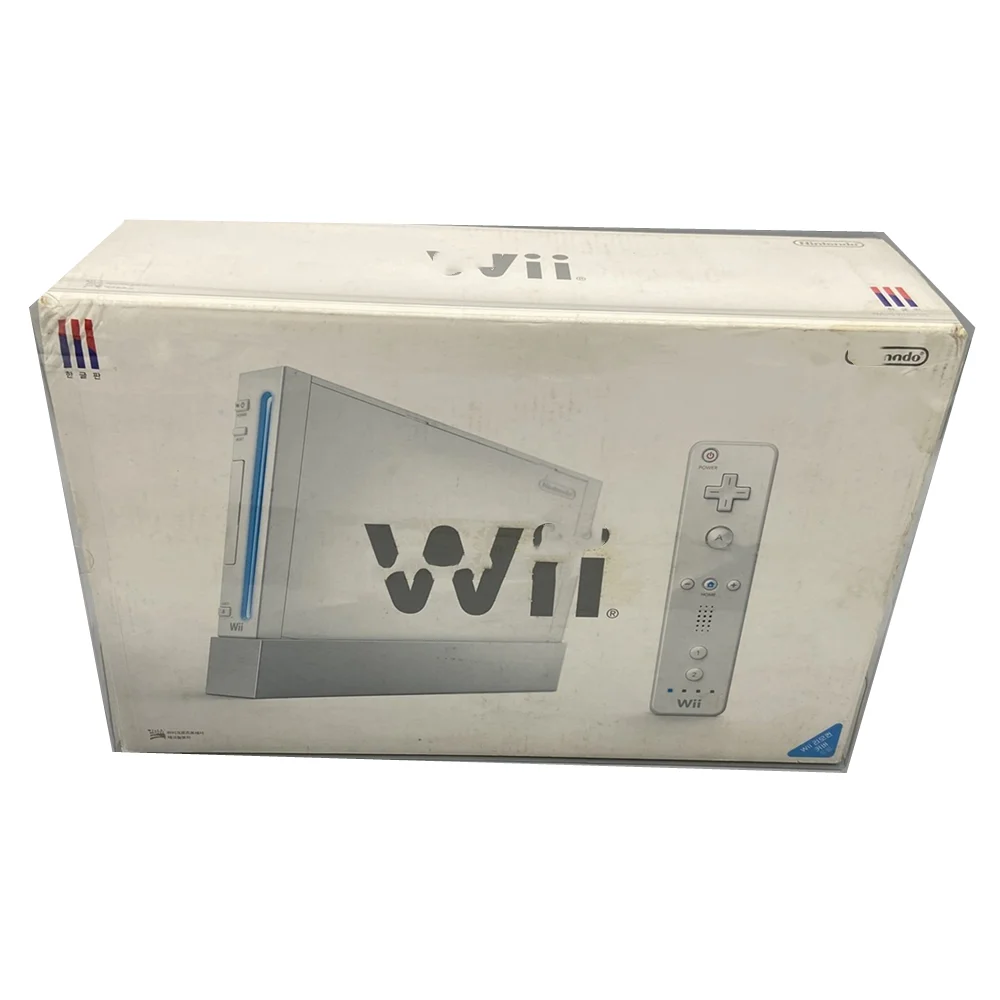 

Collection Display Box For WII/Nintendo Game Storage Transparent Boxes TEP Shell Clear Collect Case