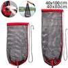 Portable Collapsible Fishing Mesh Bag Thickening Live Fish Net with Bundle Mouth for Outdoor Traps Fishing Crayfish/Shrimp/Eels