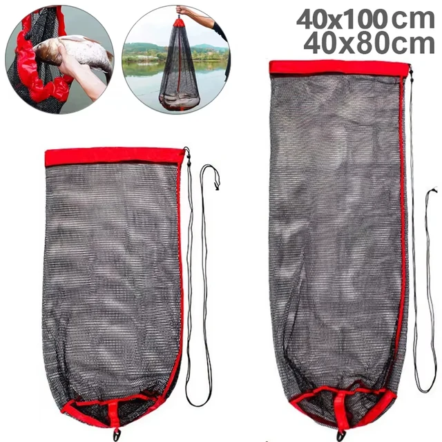 Portable Collapsible Fishing Mesh Bag Thickening Live Fish Net with Bundle Mouth for Outdoor Traps Fishing Crayfish/Shrimp/Eels Portable Collapsible Fishing Mesh Bag Thickening Live Fish Net with Bundle Mouth for Outdoor Traps Fishing Crayfish/Shrimp/Eels