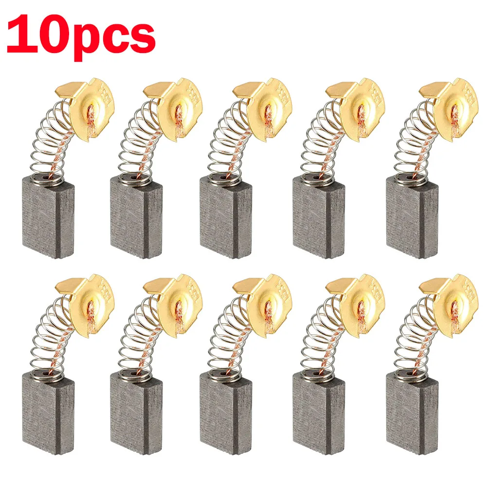 10pcs Carbon Brushes For Electric Motors 16mm X 13mm X 6mm Replacement Part Machinery Power Tool Accessories Industrial Brushes 5pcs electrolytic capacitor 35v 330uf original high frequency low resistance high power high quality and durable 10mm 16mm