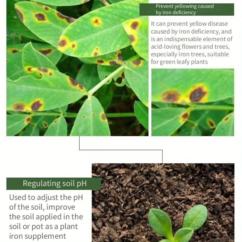 Ferrous sulfate flower acid fertilizer jasmine rhododendron gardenia special organic fertilizer plant fertilizing concentrate