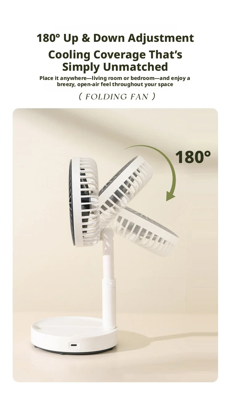 Portable Foldable Usb Desktop Fan For Dormitory And Office_voghion.com