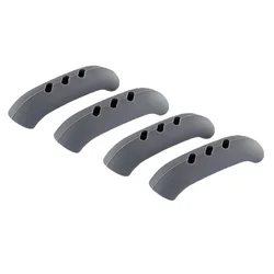 Silicone Heat Resistant Non-Slip Pot Handle Covers - Set of 4 (Grey)