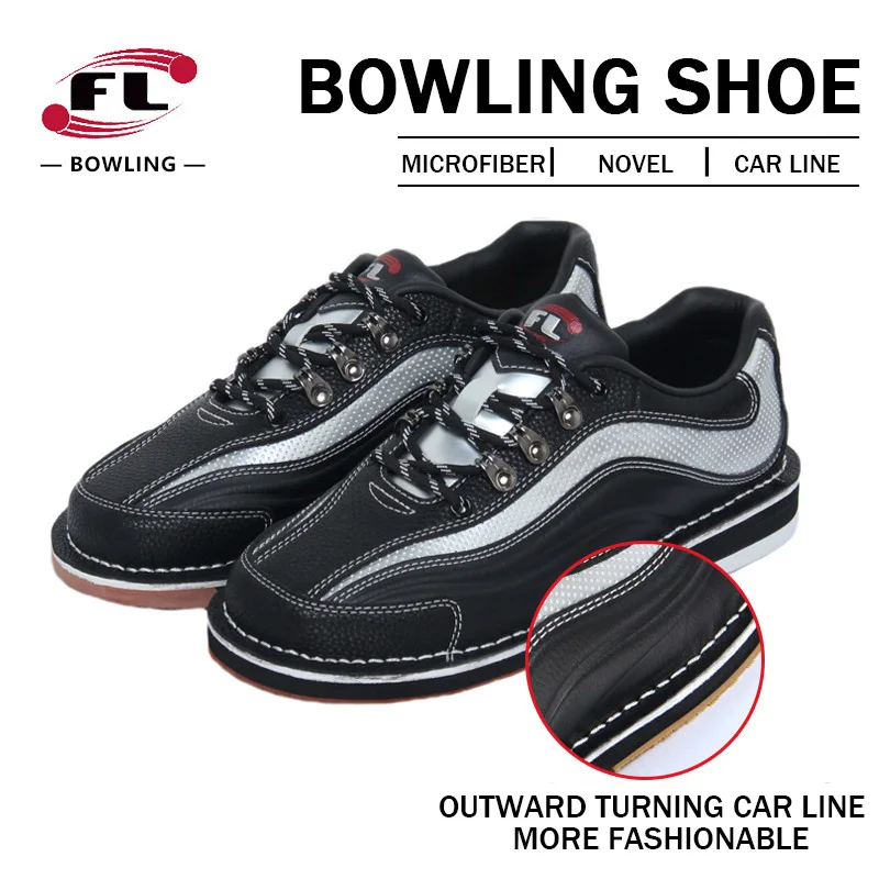 TaoBo Size 35-46 High Quality PU Bowling Shoes for Men Women Beginner Bowling Sneakers Soft Breathable Indoor Shoes