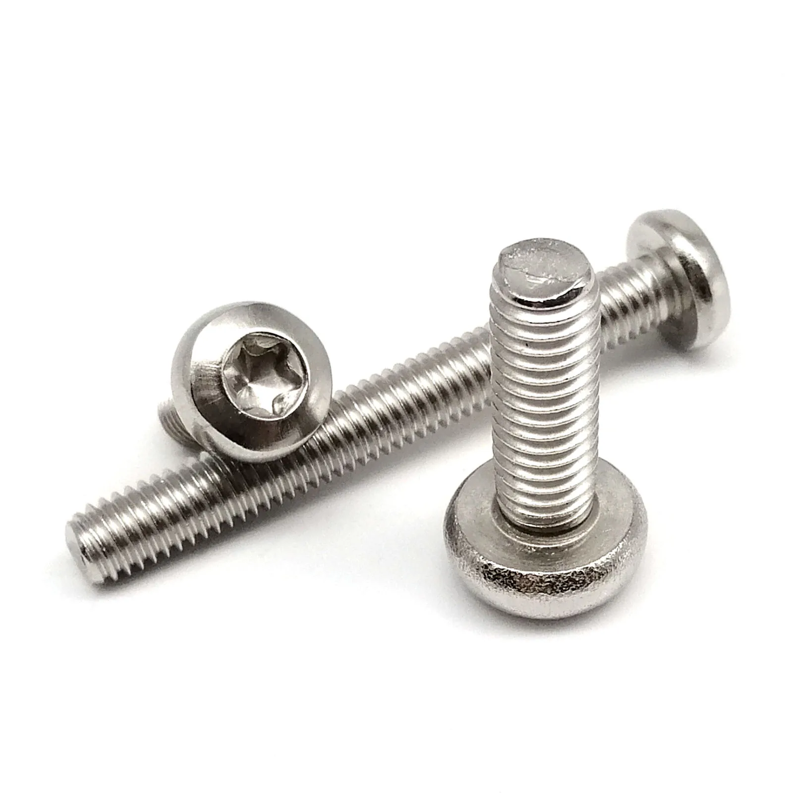 M1.4 M1.6 M2 M2.5 M3 M4 M5 M6 M8 304 A2-70 Stainless Steel GB2672 Six-Lobe Torx Pan Round Head Screw Bolt Extra Long 3-100mm