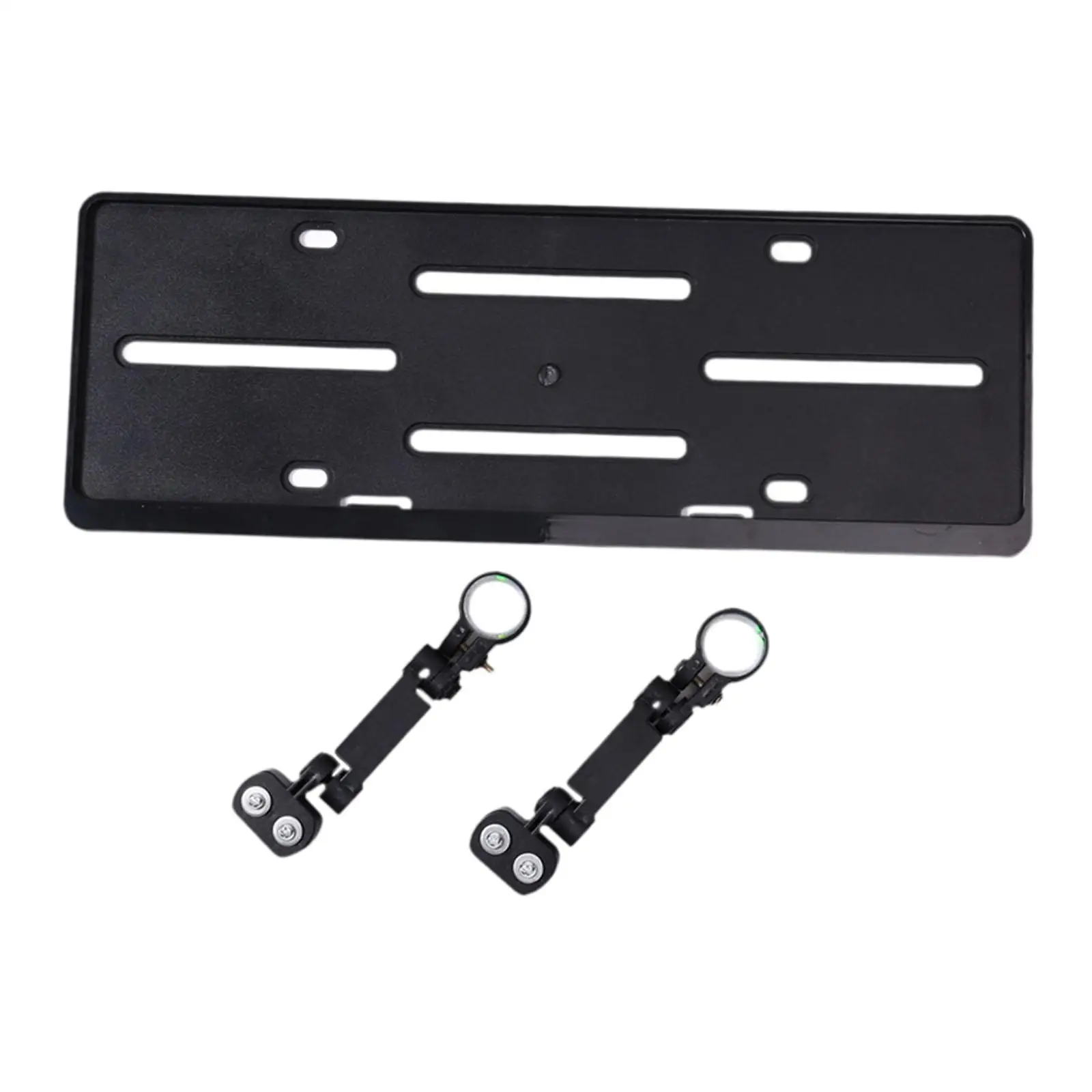 Auxiliary License Plate Holder 17.8x6.3inch Universal Accessory for Car External Rear Racks Simple Assembly Auxiliary License Plate Holder 17.8x6.3inch Universal Accessory for Car External Rear Racks Simple Assembly