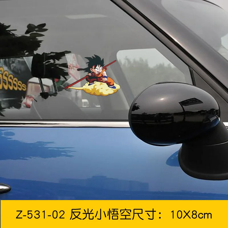 thumbnail image 1 of Animación Dragon Ball Z Accesorios Sun Wukong Muñeca móvil Kakarotto Figma Modelo Pegatinas impermeables DIY Pegatinas creativas para coche, 1 of 5