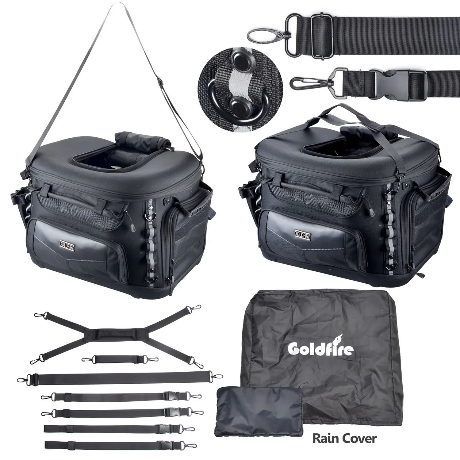 Weather Resistant Dog Cat Pet Carrier Portable Travelling Dog Holder Bicycle Outdoor Bag For Motorcycle Cars